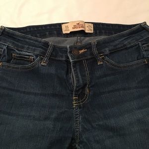 Medium wash super skinny Hollister jeans